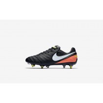Ανδρικά αθλητικά παπούτσια Nike tiempo legend vi sg-pro men μαύρο/hyper orange/volt/λευκό 869483-248