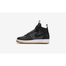 Ανδρικά αθλητικά παπούτσια Nike lunar force 1 flyknit workboot men μαύρο/wolf grey/gum light brown/λευκό 855984-388