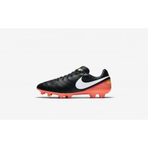 Ανδρικά αθλητικά παπούτσια Nike tiempo mystic v fg men μαύρο/hyper orange/volt/λευκό 819236-469