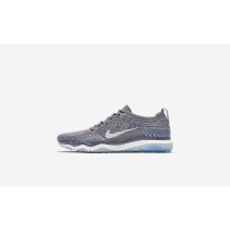Η κα πάνινα παπούτσια Nike zoom fearless flyknit women cool grey/polarised blue/λευκό 850426-040