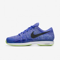 Nike ΑΝΔΡΙΚΑ ΠΑΠΟΥΤΣΙΑ ΤΕΝΙΣ zoom vapor flyknit paramount blue/ghost green/λευκό/μαύρο_916834-403