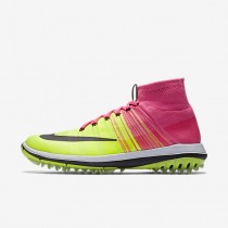 Nike ΑΝΔΡΙΚΑ ΠΑΠΟΥΤΣΙΑ ΓΚΟΛΦ flyknit elite pink blast/volt/λευκό/μαύρο_844450-600
