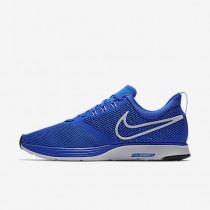 Nike ΑΝΔΡΙΚΑ ΠΑΠΟΥΤΣΙΑ ΓΙΑ ΤΡΕΞΙΜΟ zoom strike hyper cobalt/photo blue/metallic silver/λευκό_AJ0189-401