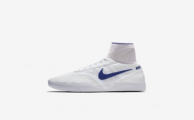 Ανδρικά αθλητικά παπούτσια Nike sb koston 3 hyperfeel men λευκό/deep royal blue 819673-204