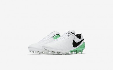 Ανδρικά αθλητικά παπούτσια Nike tiempo legend vi fg men λευκό/electro green/μαύρο 819177-273