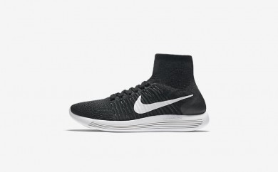 Ανδρικά αθλητικά παπούτσια Nike lunarepic flyknit men μαύρο/ανθρακί/volt/λευκό 818676-409