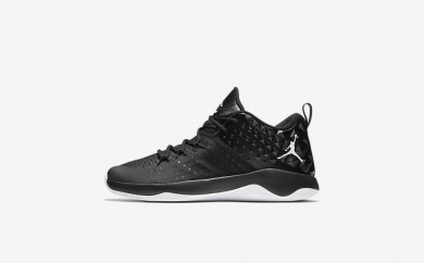 Ανδρικά αθλητικά παπούτσια Nike jordan extra.fly men ανθρακί/μαύρο/λευκό 854551-412