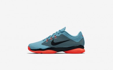 Ανδρικά αθλητικά παπούτσια Nike court air zoom ultra clay men polarised blue/hyper orange/μαύρο 845008-444