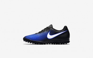 Ανδρικά αθλητικά παπούτσια Nike magista ola ii tf men μαύρο/paramount blue/hyper orange/λευκό 844408-463