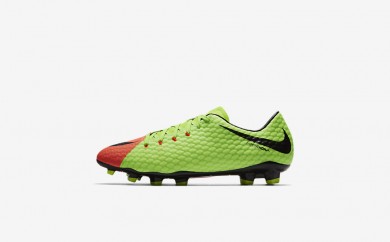 Ανδρικά αθλητικά παπούτσια Nike hypervenom phelon 3 fg men electric green/hyper orange/volt/μαύρο 852556-468