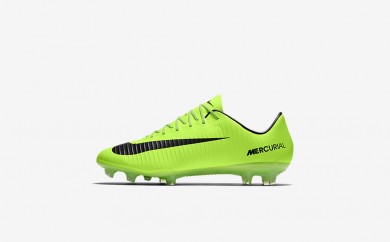 Ανδρικά αθλητικά παπούτσια Nike mercurial vapor xi fg men electric green/flash lime/λευκό/μαύρο 831958-517