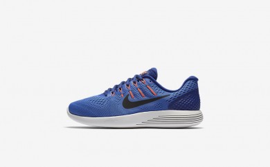 Ανδρικά αθλητικά παπούτσια Nike lunarglide 8 men medium blue/deep royal blue/hyper orange/μαύρο 843725-530