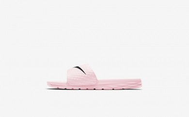 Η κα πάνινα παπούτσια Nike benassi solarsoft 2 women prism pink/μαύρο 705475-061