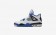 Ανδρικά αθλητικά παπούτσια Nike air jordan 4 retro men λευκό/μαύρο/game royal 308497-007