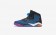 Ανδρικά αθλητικά παπούτσια Nike air jordan spike forty men μαύρο/photo blue/atomic orange/fire pink 819952-372