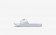 Η κα πάνινα παπούτσια Nike benassi women λευκό/metallic silver 343881-041