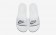 Η κα πάνινα παπούτσια Nike benassi women λευκό/metallic silver 343881-041