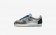 Η κα πάνινα παπούτσια Nike classic cortez leather premium women metallic silver/μαύρο/mica blue/metallic silver 833657-068