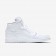 Nike ΑΝΔΡΙΚΑ ΠΑΠΟΥΤΣΙΑ LIFESTYLE air jordan 1 mid λευκό/λευκό/pure platinum_554724-104